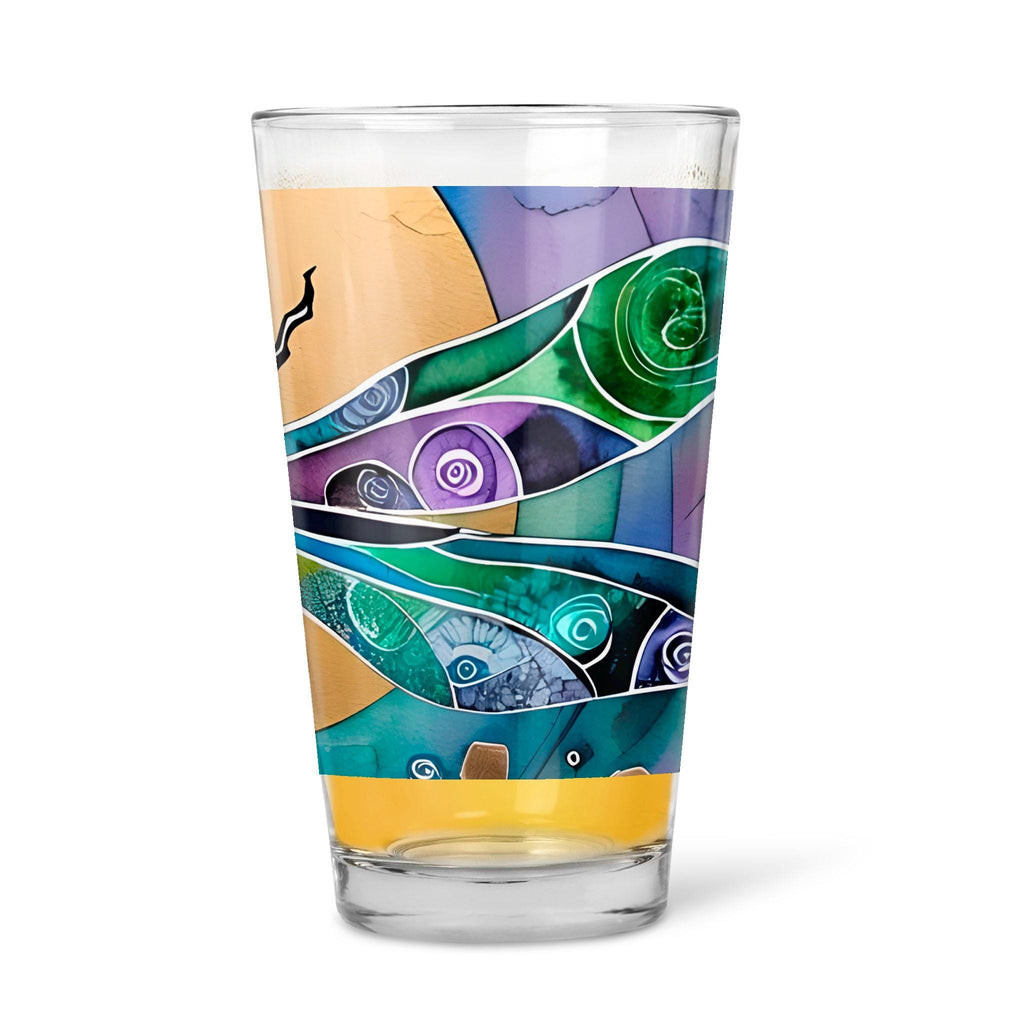 Dragonfly Sun - 16oz Pint Beer Glass