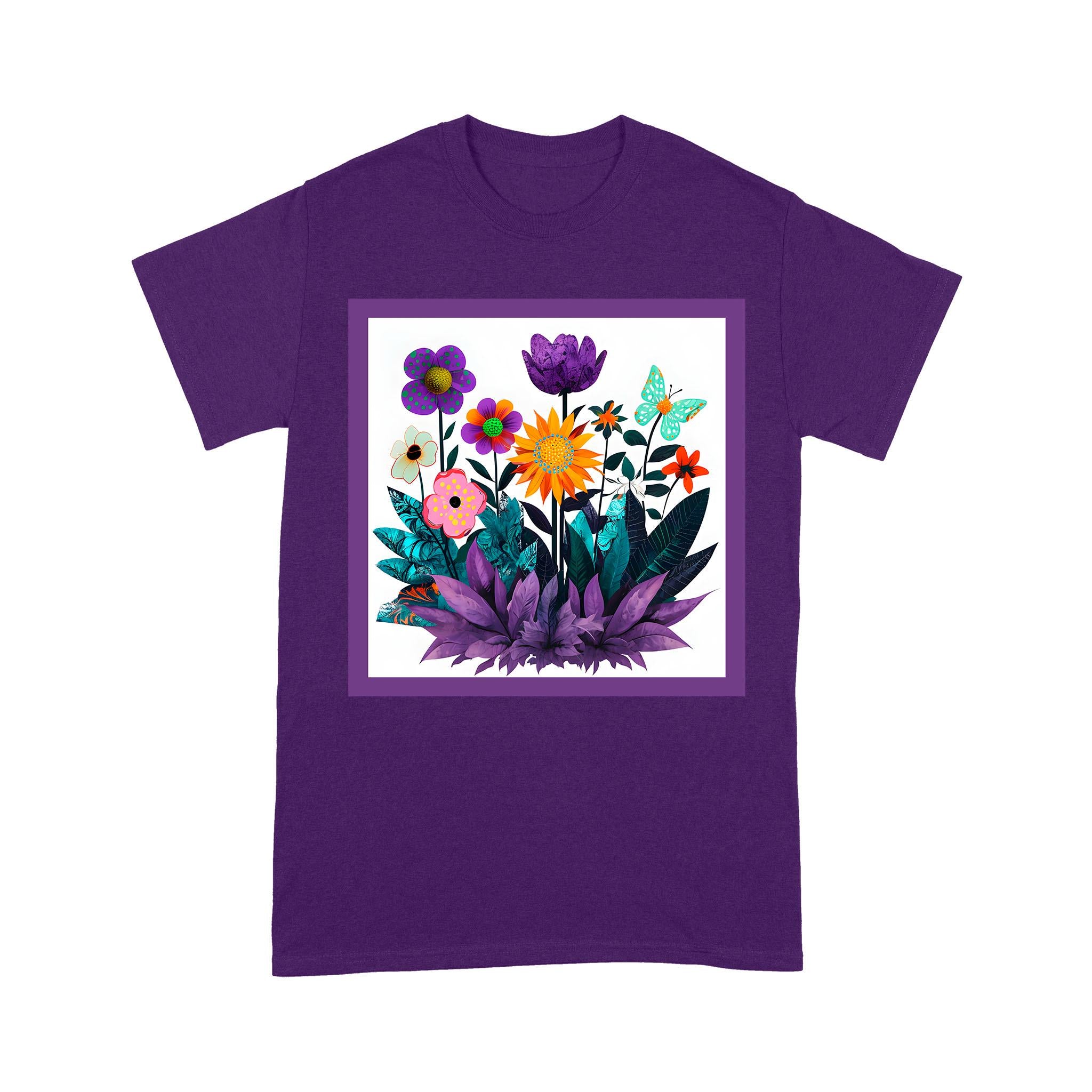Abstract Purple Garden - Unisex Standard T-Shirt