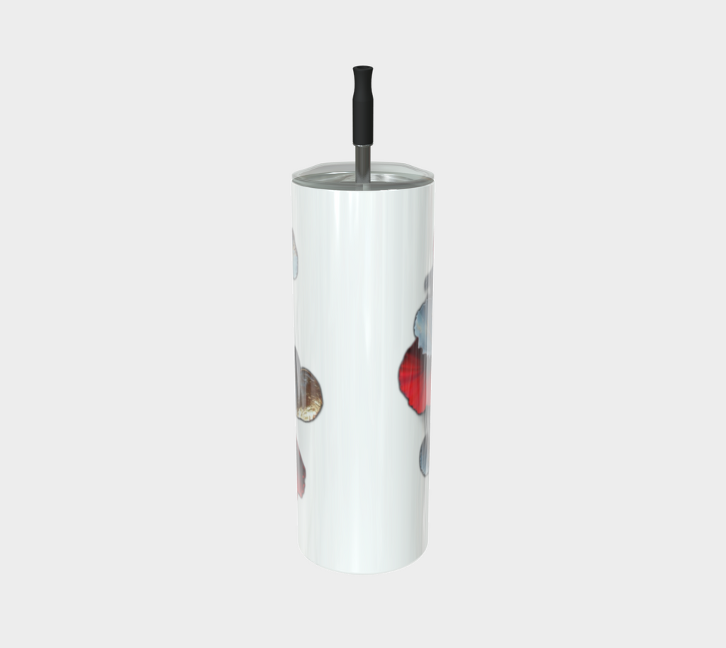 Vibrant Abstract Heart - Stainless Steel Tumbler