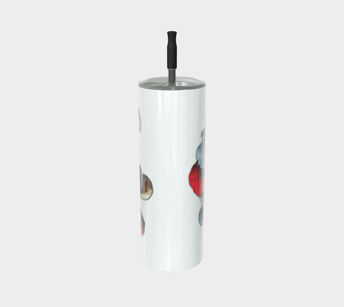 Vibrant Abstract Heart - Stainless Steel Tumbler
