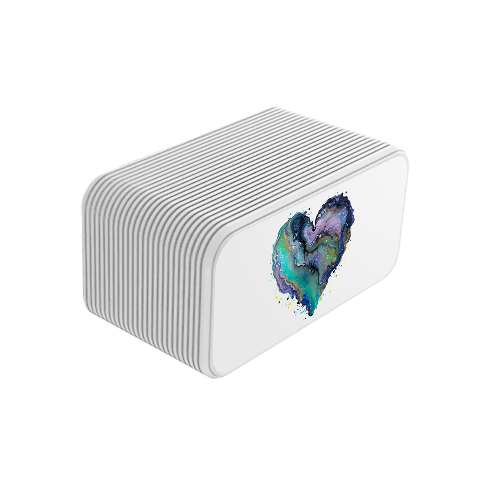 Fluid Art Heart (1) - Bluetooth Speaker