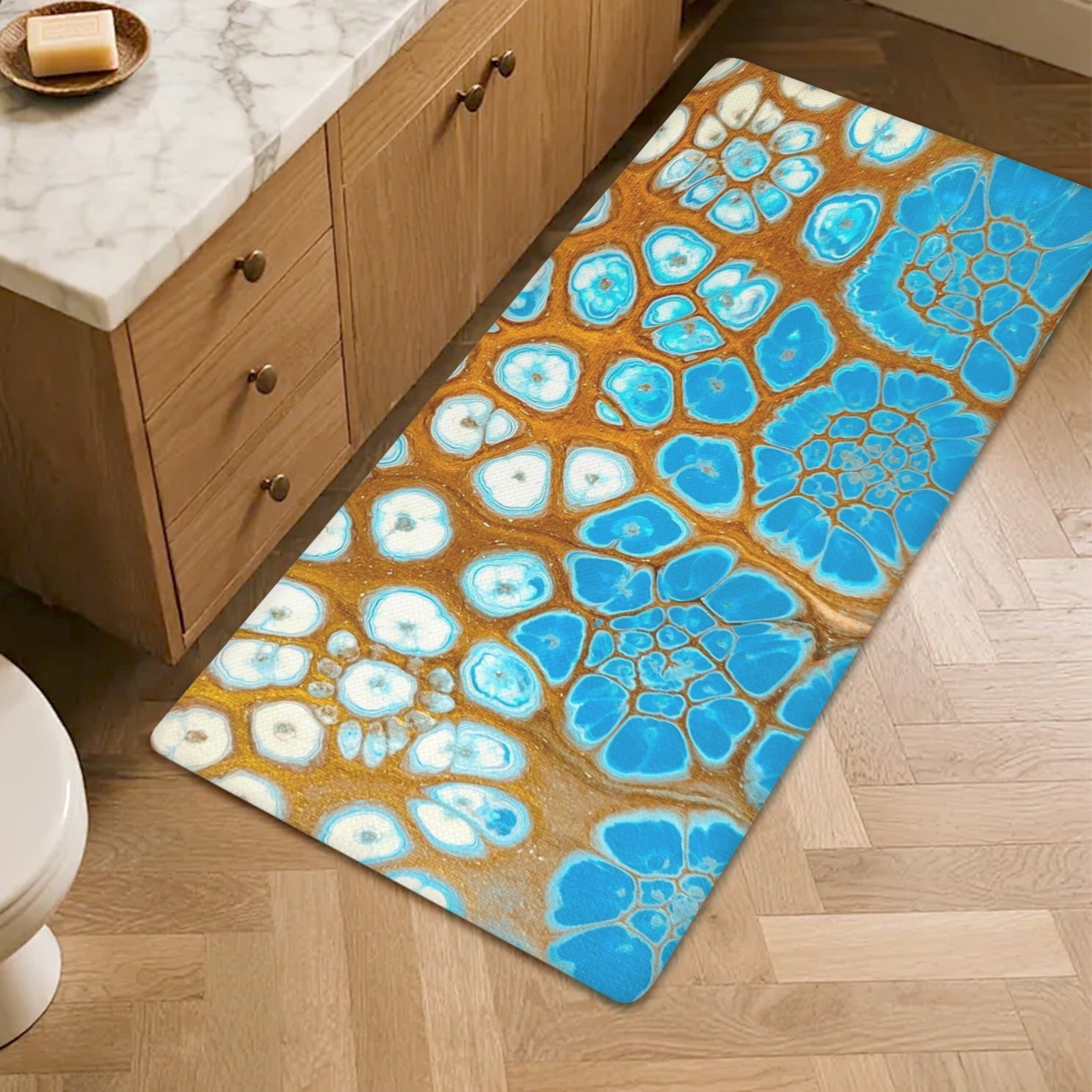 Maui Vibes PVC Anti-Fatigue Kitchen Mat 48x24inch