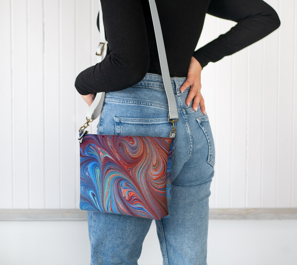 Superhero- Vegan Leather Crossbody Purse