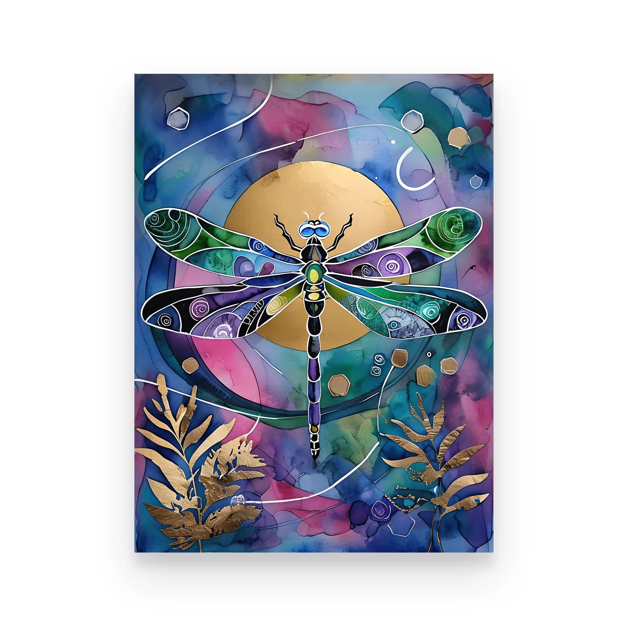 Dragonfly Sun - Standard Poster