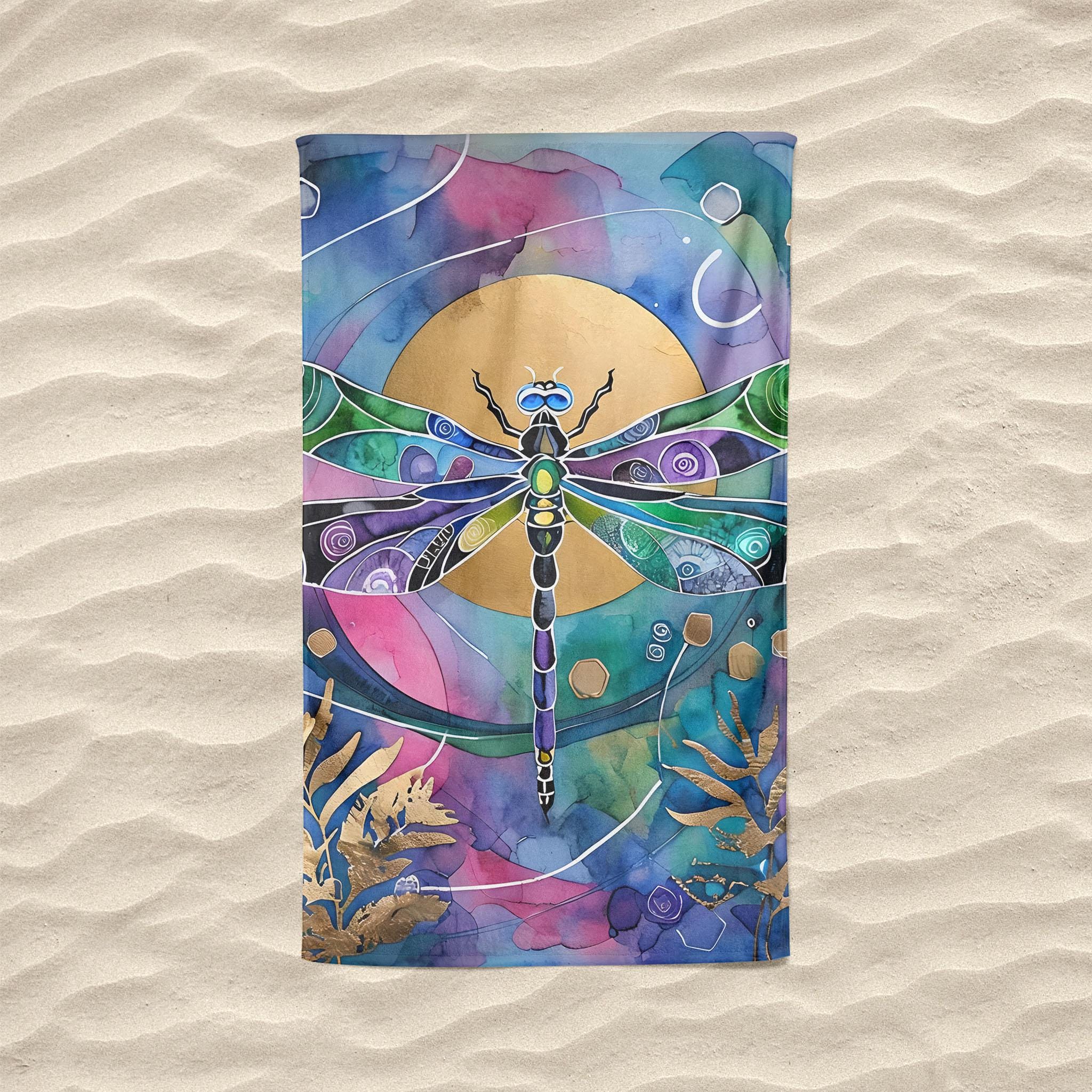 Dragonfly Sun - Beach Towel