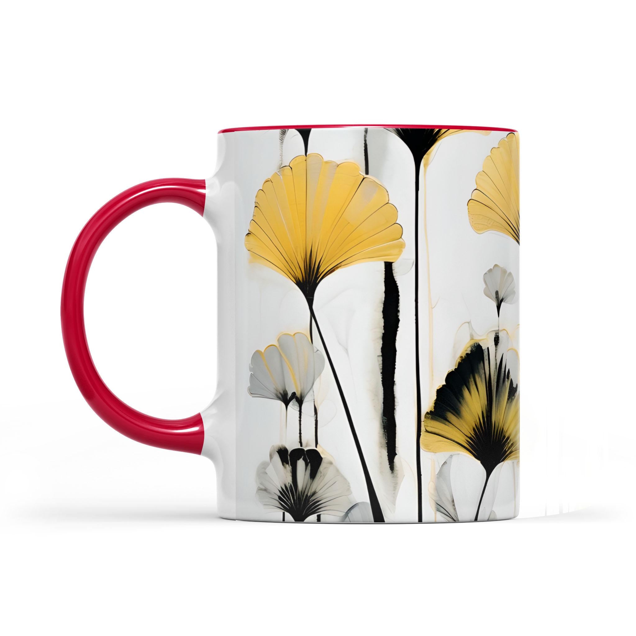 Golden Ginkgo - Accent Edge-to-Edge Mug