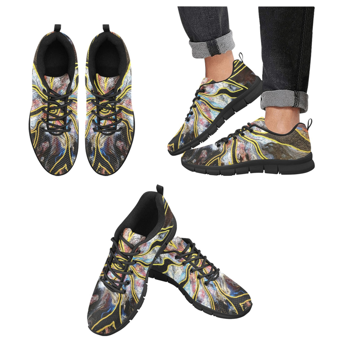 Pieces of Me - Men's Breathable Running Shoes