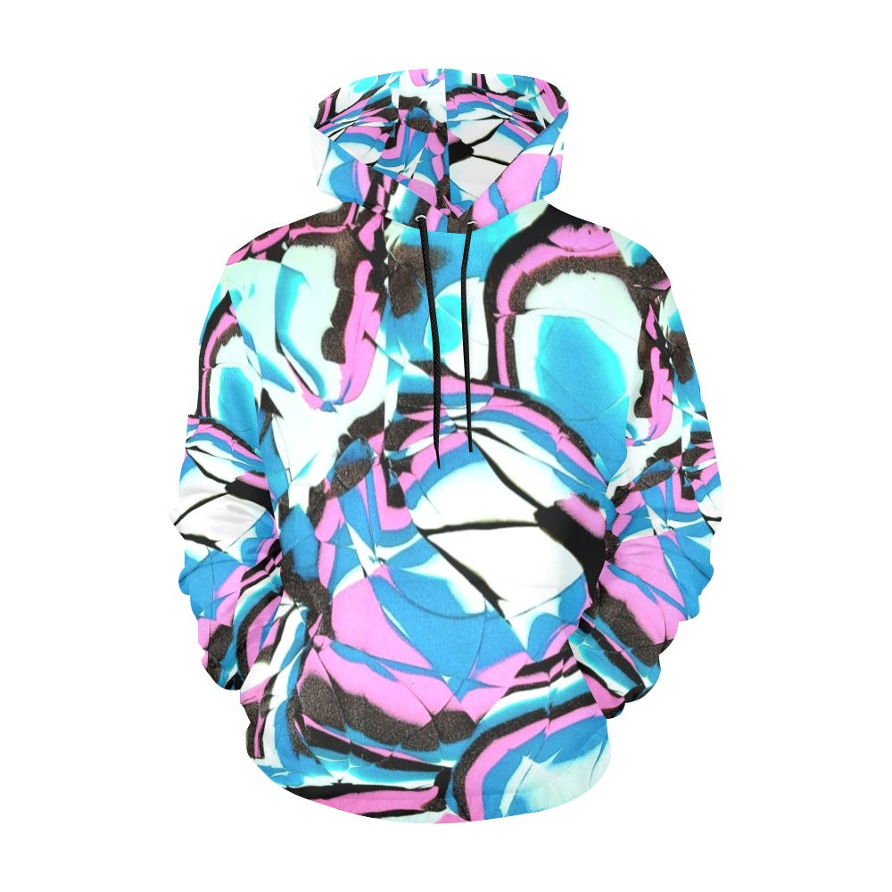 Glow Party - Men's All Over Print Hoodie (USA Size)