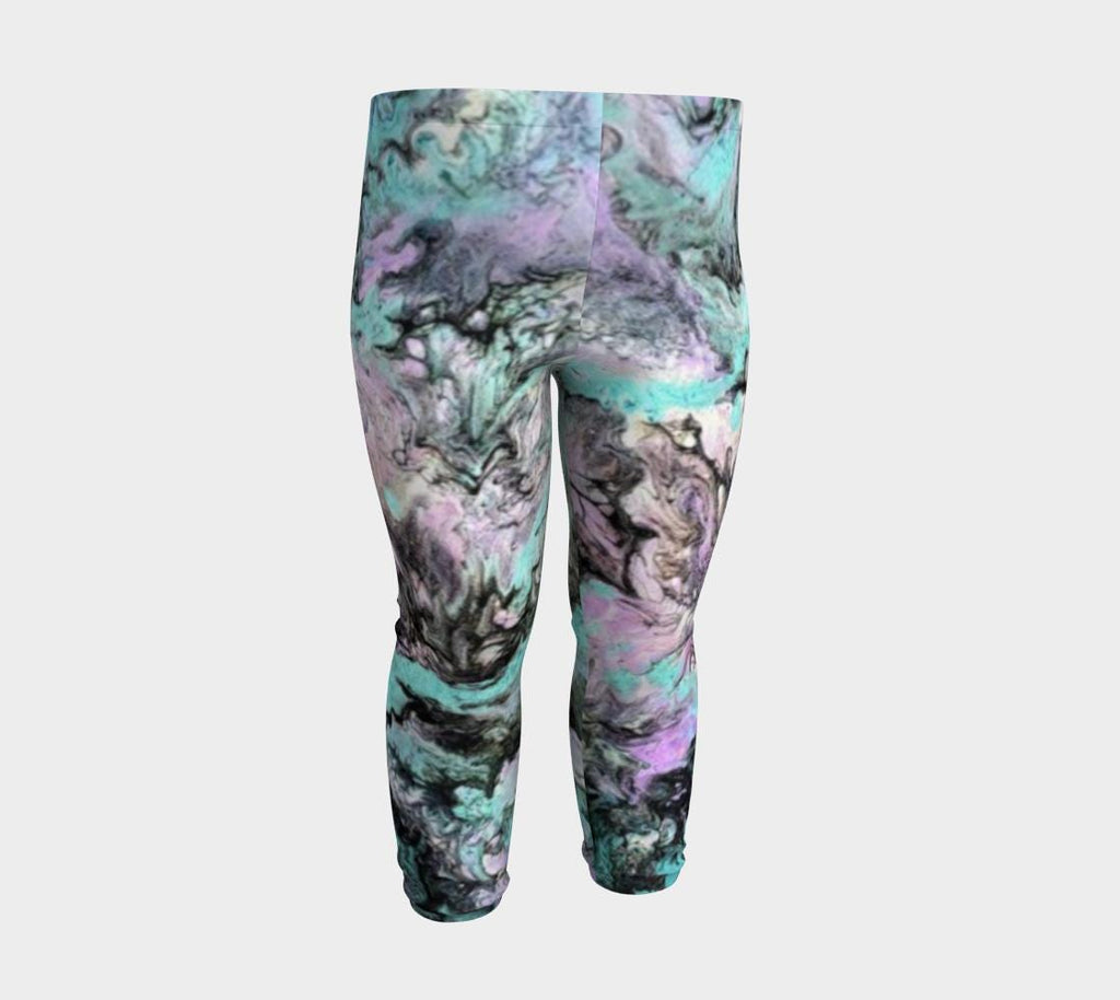 Turquoise Splash Baby Leggings