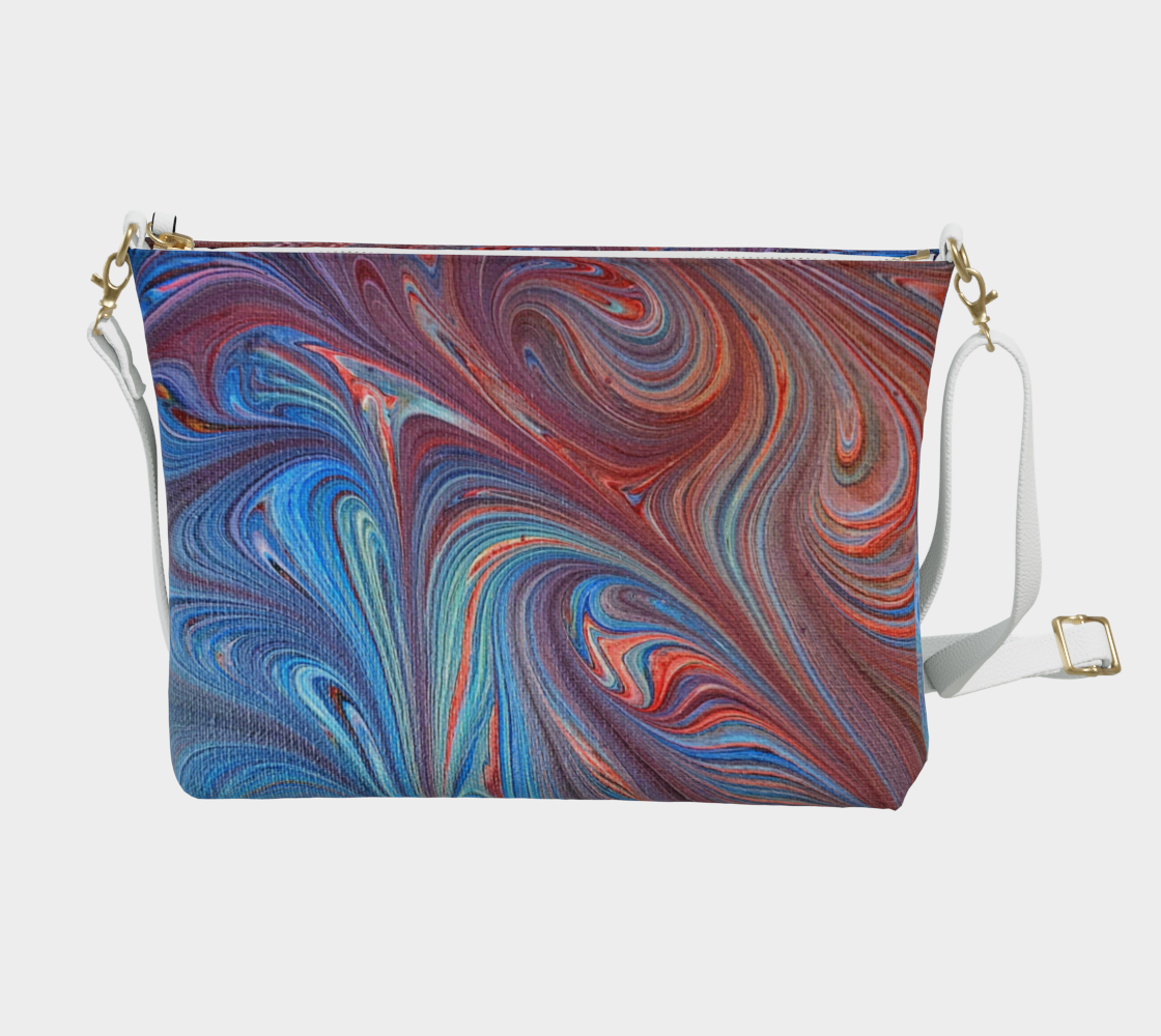 Superhero- Vegan Leather Crossbody Purse