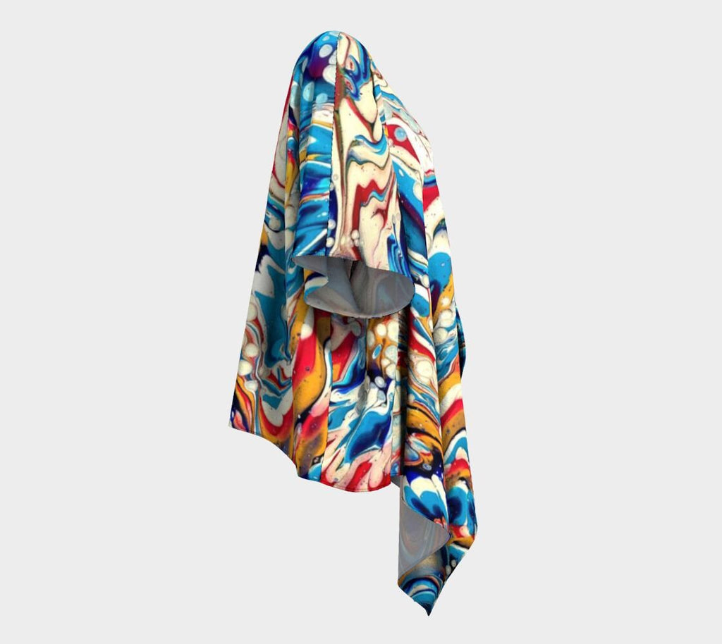 Color Me Happy Draped Kimono
