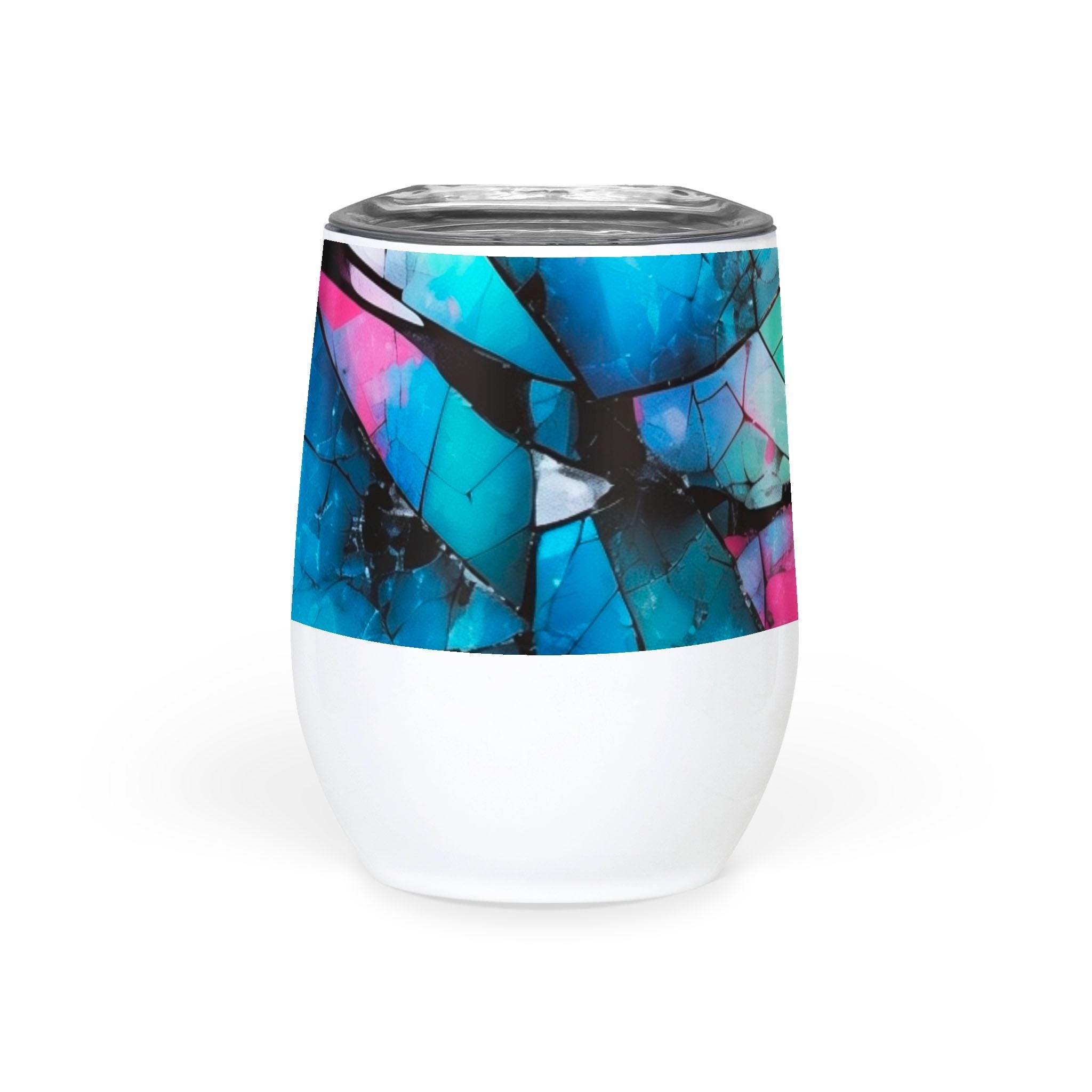 Mystical Mosaic - Wine Tumbler