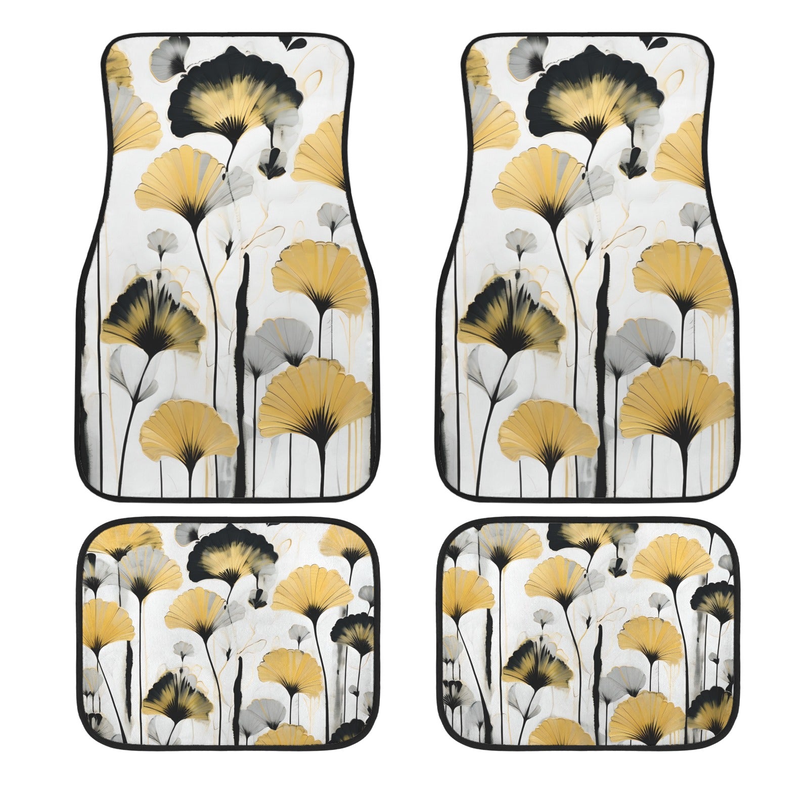 Golden Ginkgo 4-Piece Car Floor Mats