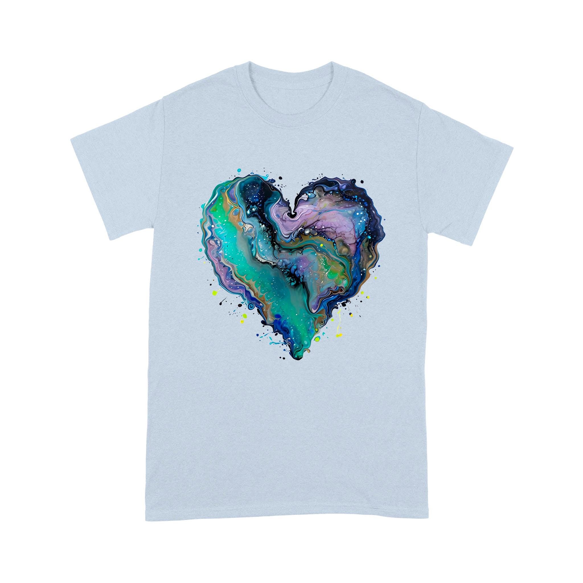 Fluid Art Heart (1) - Unisex Standard T-Shirt