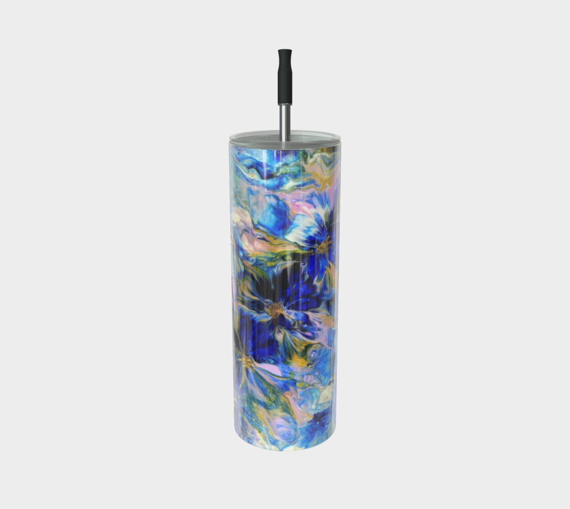 Royal Blue Garden - Stainless Steel Tumbler