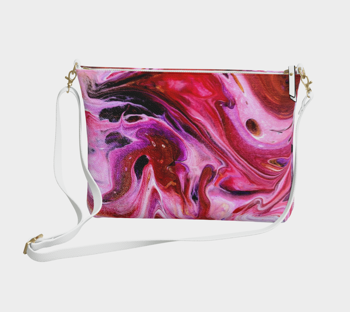 Dragon Fruit - Vegan Leather Crossbody Purse