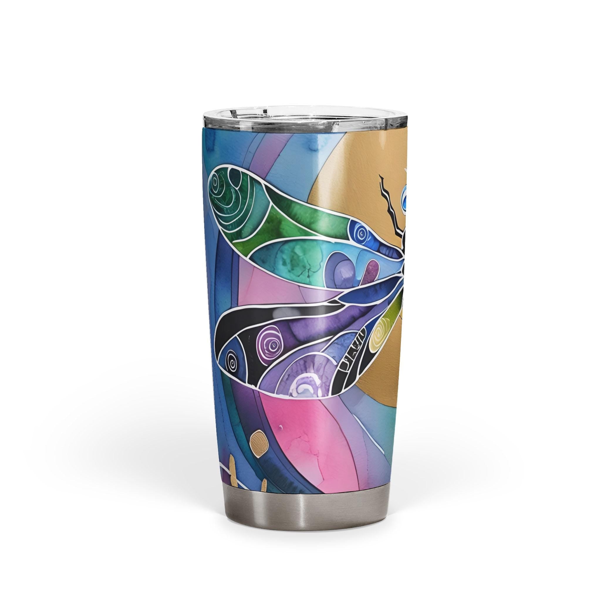 Dragonfly Sun - 20oz Fat Tumbler