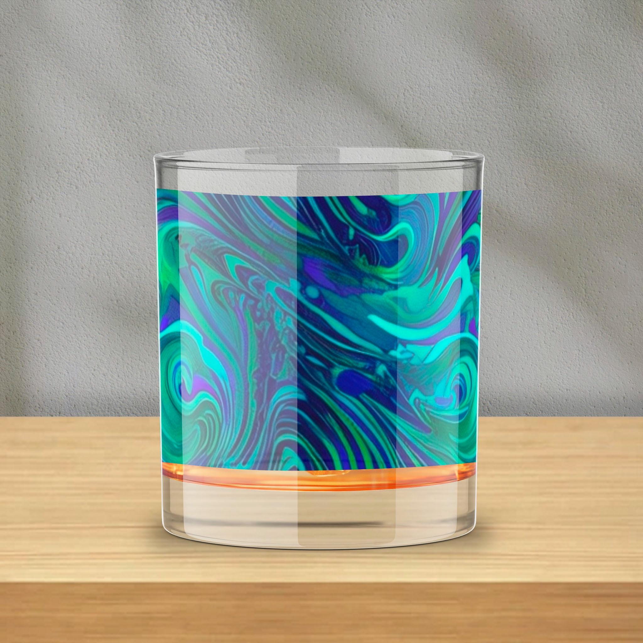 Dreamy Spirals - Whiskey Glass
