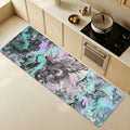 Turquoise Splash PVC Anti-Fatigue Kitchen Mat 71x24inch