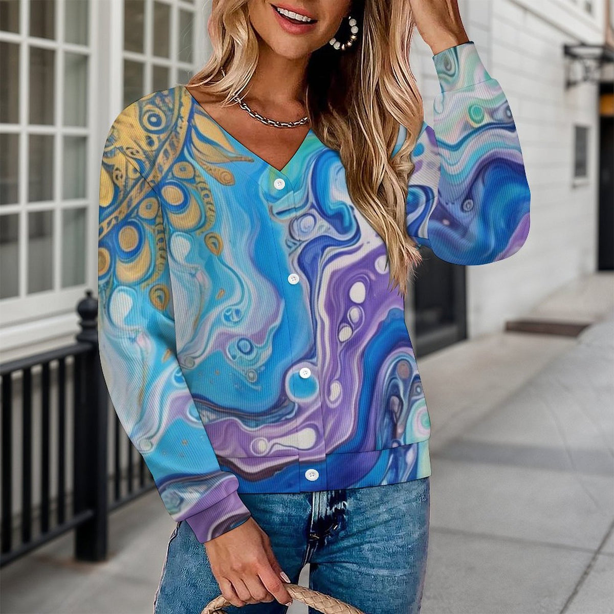 Mandala Sun - Women's Cardigan