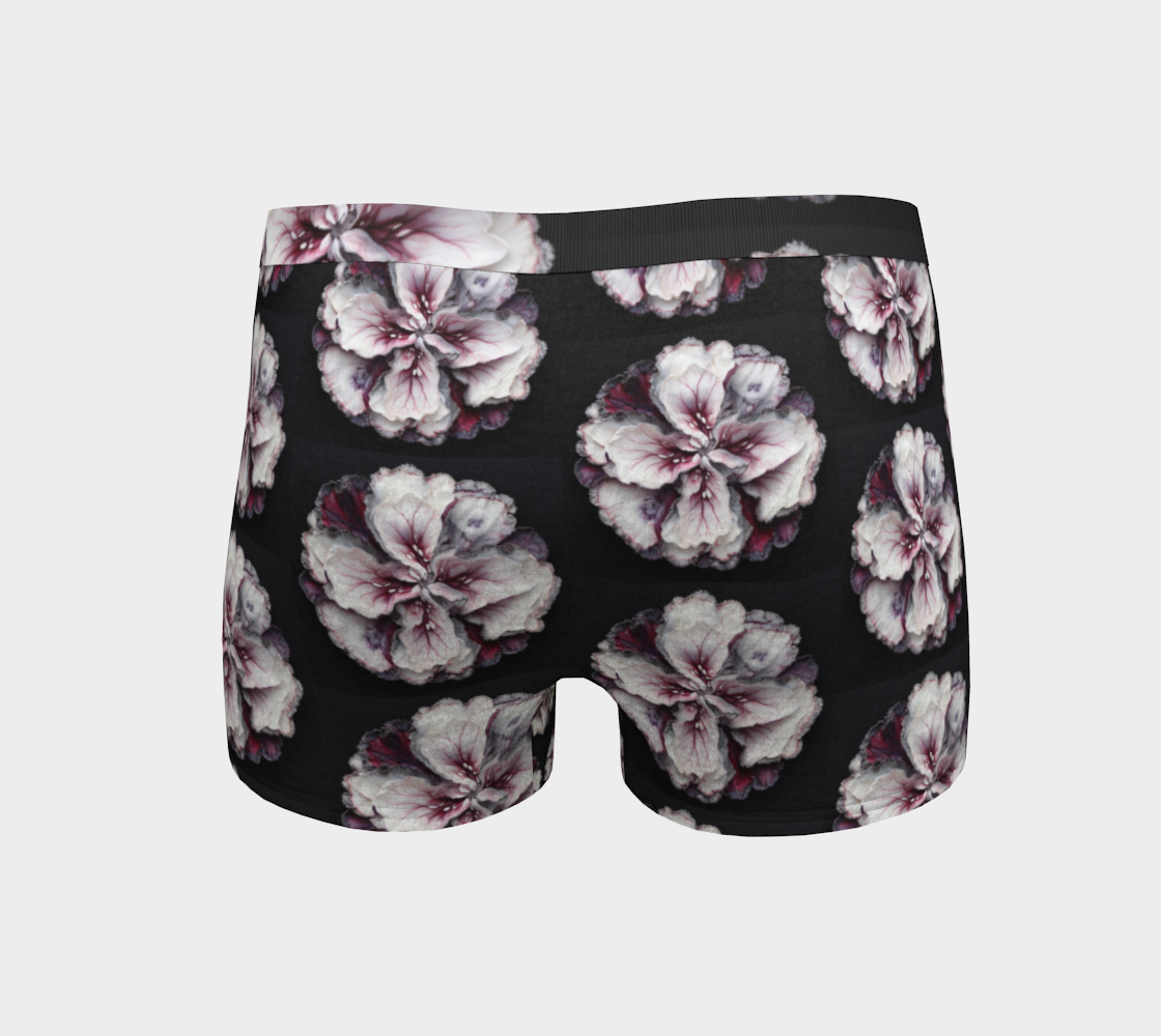 Floral Black - Boyshorts