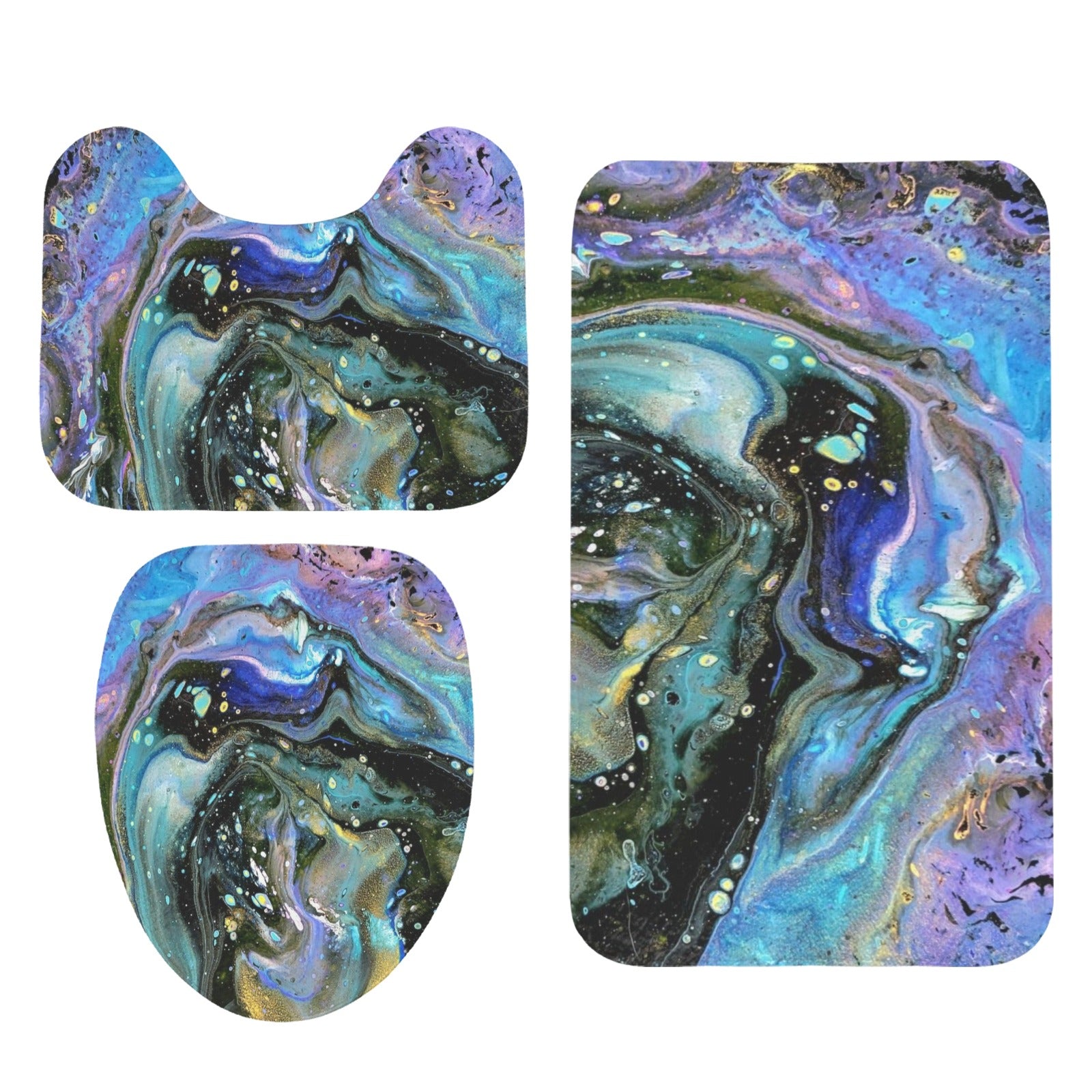 The Face 3-Piece Bathroom Rug Set