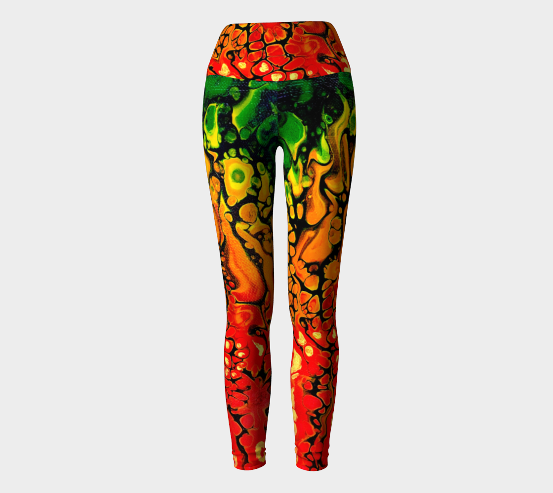 Fire - Yoga Leggings
