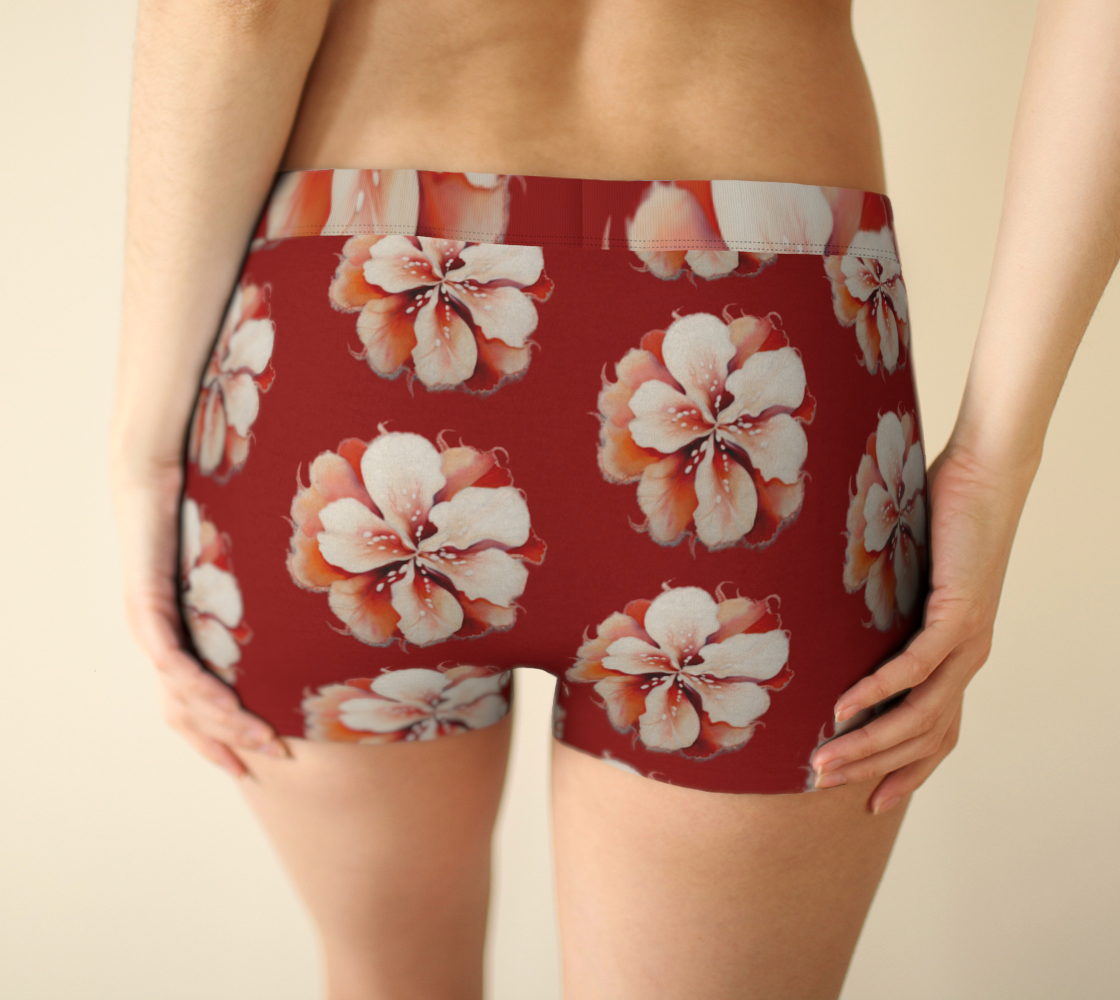 Floral Red - Boyshorts
