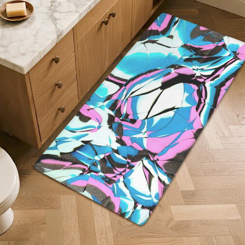 Glow Party PVC Anti-Fatigue Kitchen Mat 48x24inch