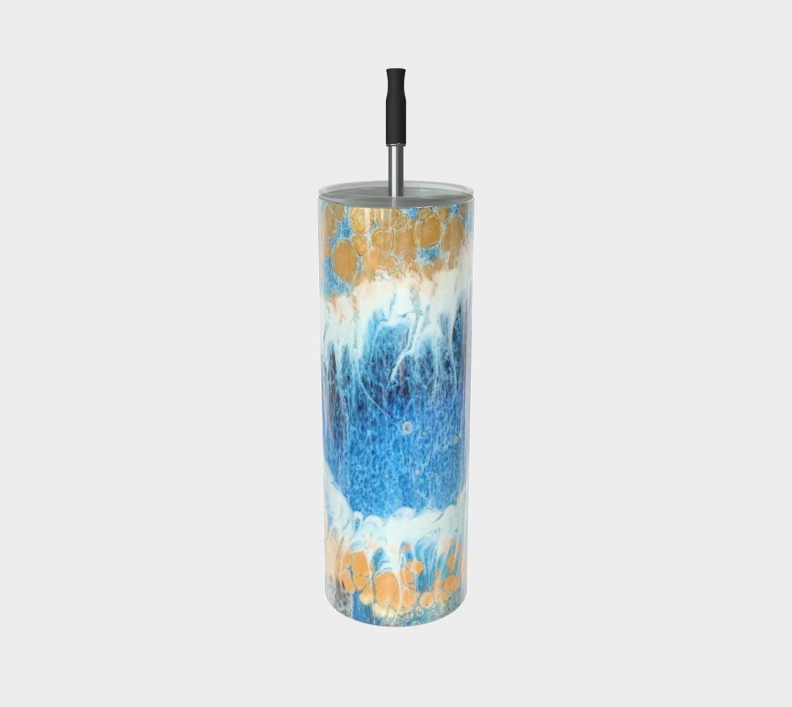 Skipping Waves Stainless Steel Tumbler