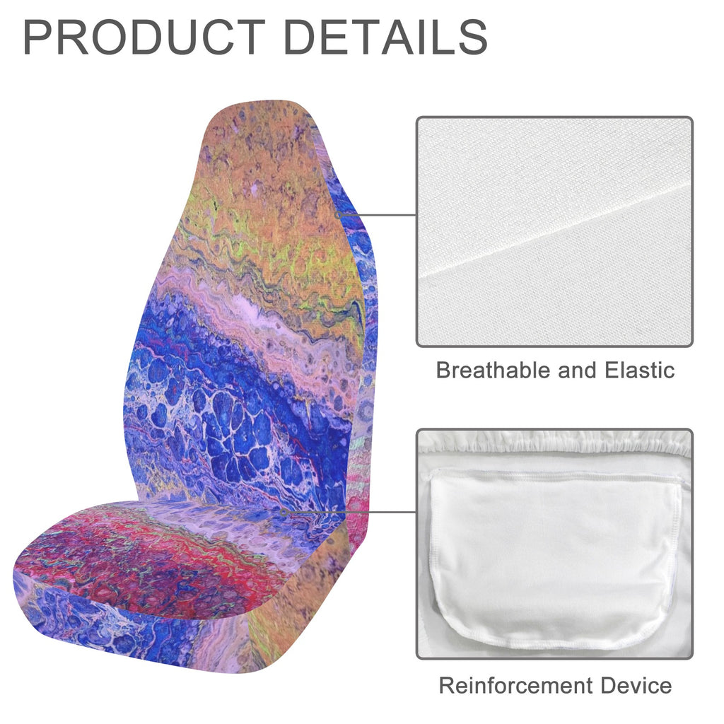 Tie Dye Delight Car Seat Covers (Set of 2)