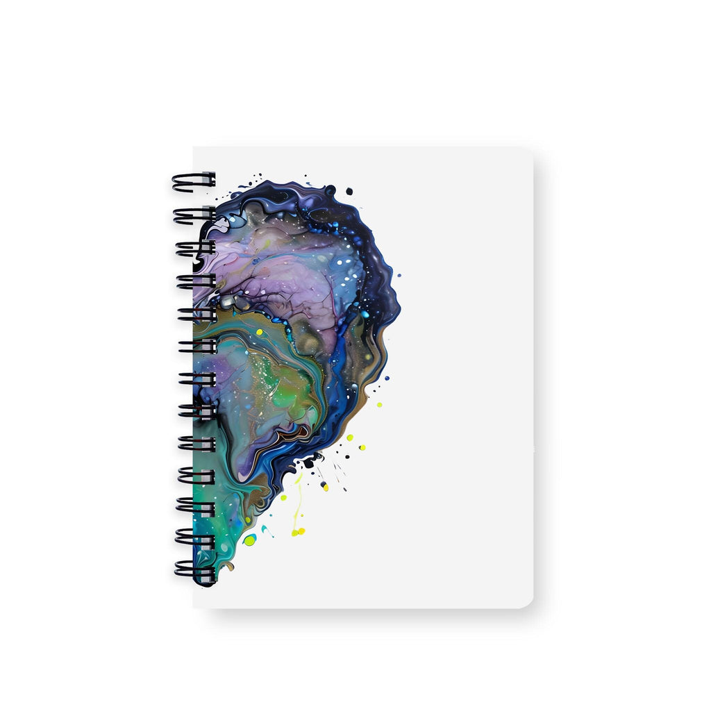 Fluid Art Heart (1) - Spiral Bound Journal