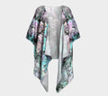 Turquoise Splash Draped Kimono