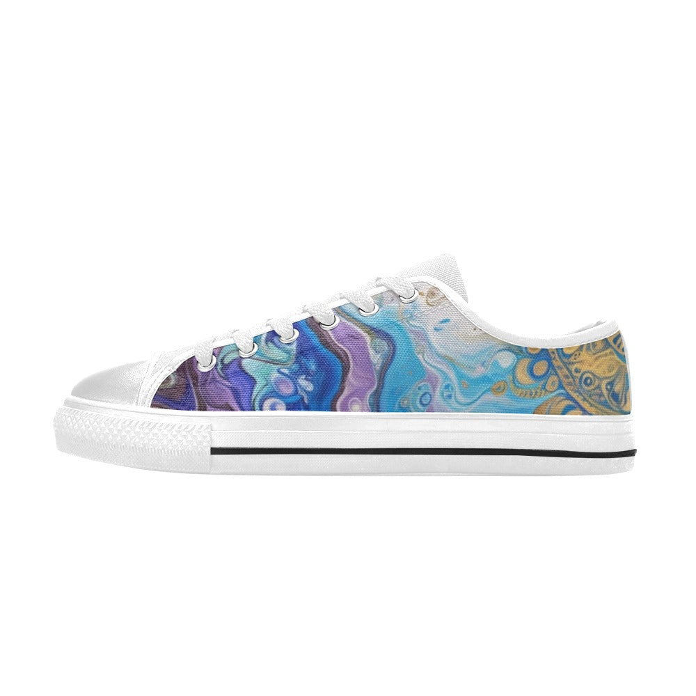 Mandala Sun - Men's Classic Canvas Shoes