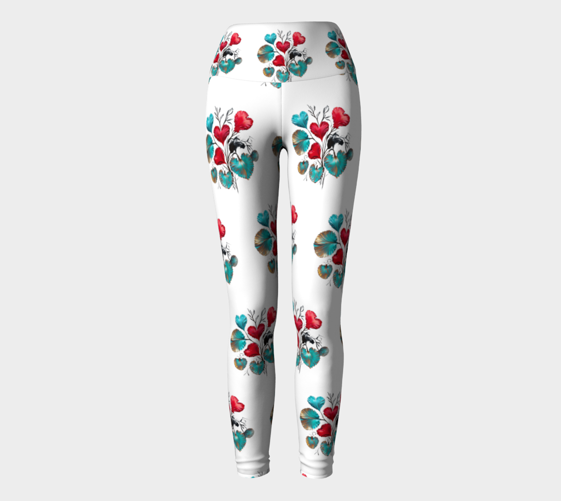 Hearts Grow Fonder - Yoga Leggings