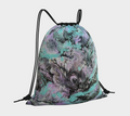 Turquoise Splash - Drawstring Bag