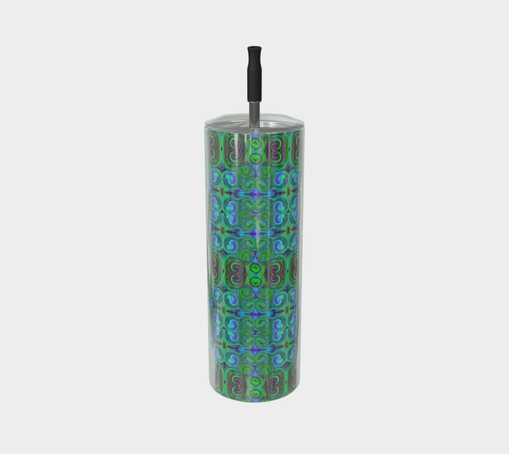 Mirrored Swirls - Stainless Steel Tumbler