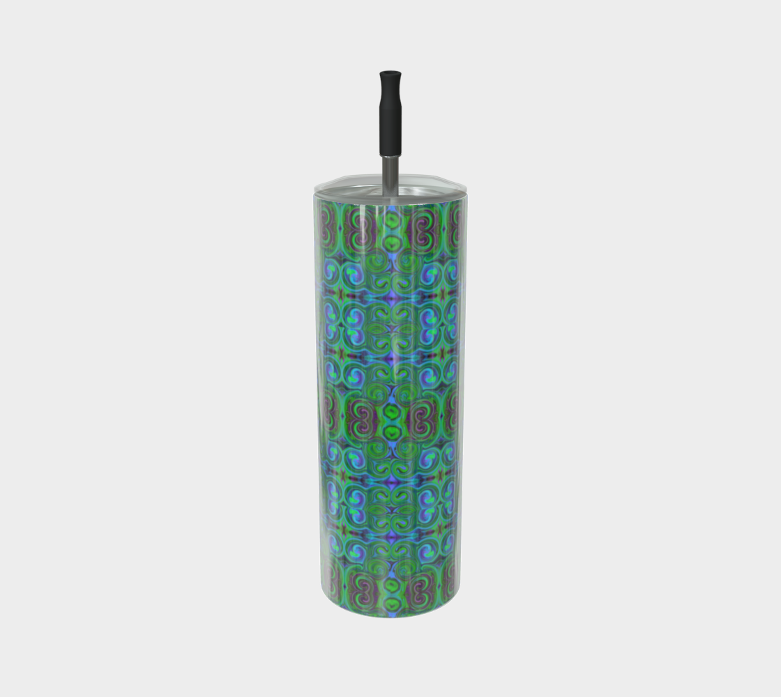 Mirrored Swirls - Stainless Steel Tumbler