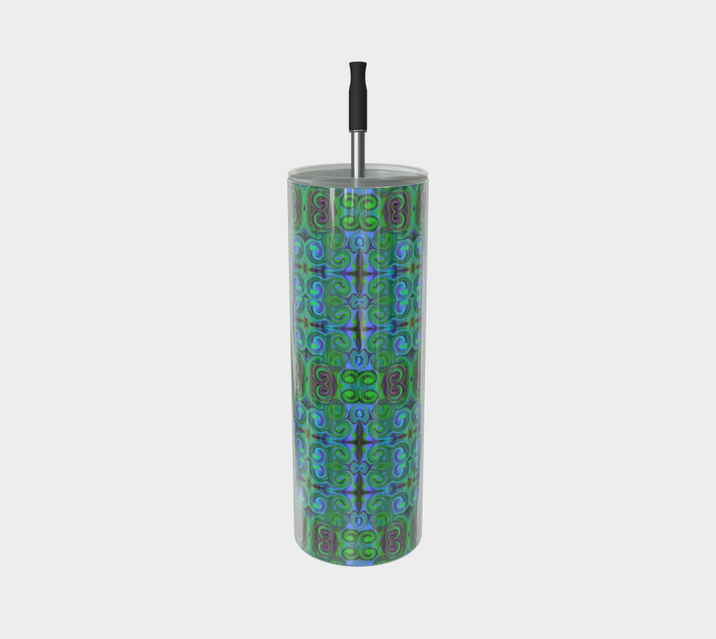 Mirrored Swirls - Stainless Steel Tumbler