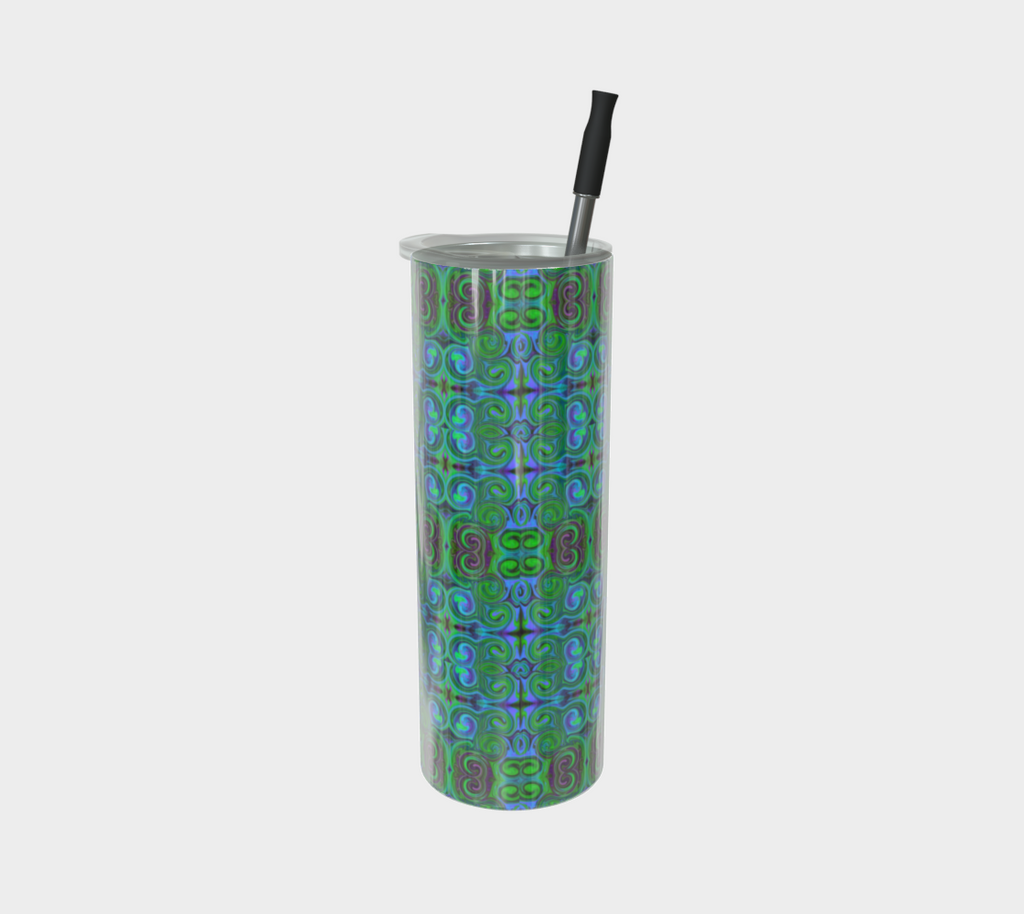Mirrored Swirls - Stainless Steel Tumbler
