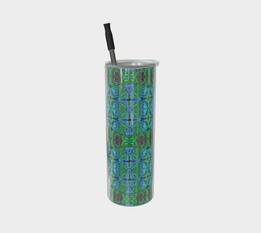 Mirrored Swirls - Stainless Steel Tumbler