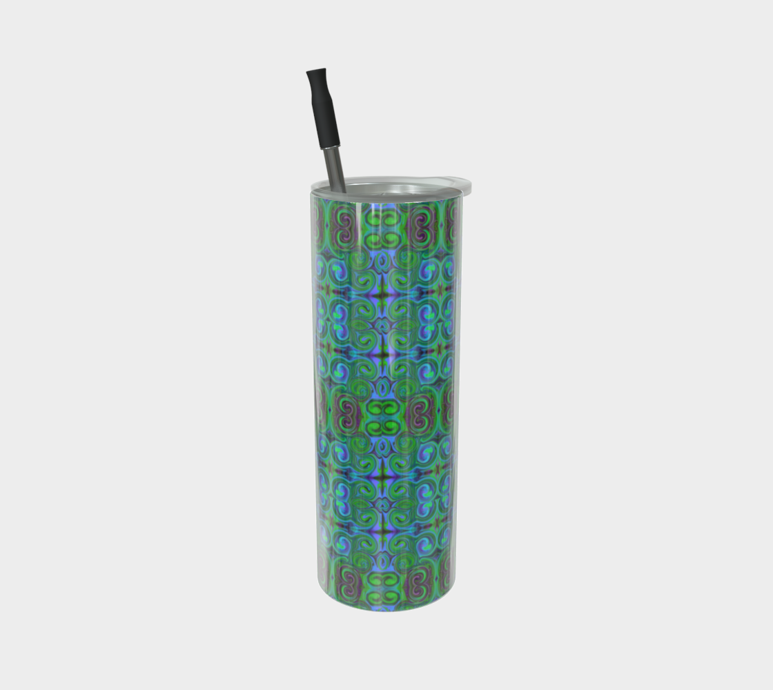 Mirrored Swirls - Stainless Steel Tumbler
