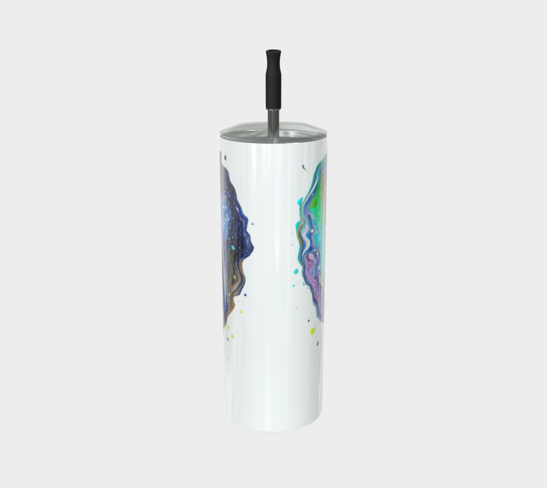 Fluid Art Heart - Stainless Steel Tumbler