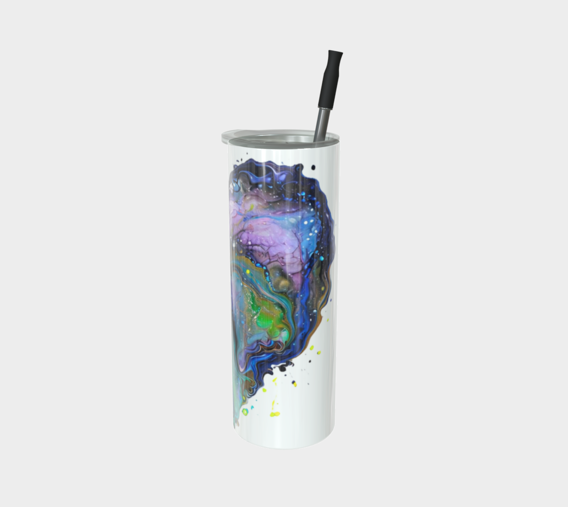 Fluid Art Heart - Stainless Steel Tumbler
